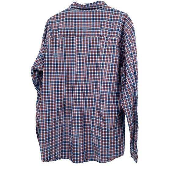 Columbia Plaid Button Down Shirt Blue Red Size XL - Picture 3 of 7
